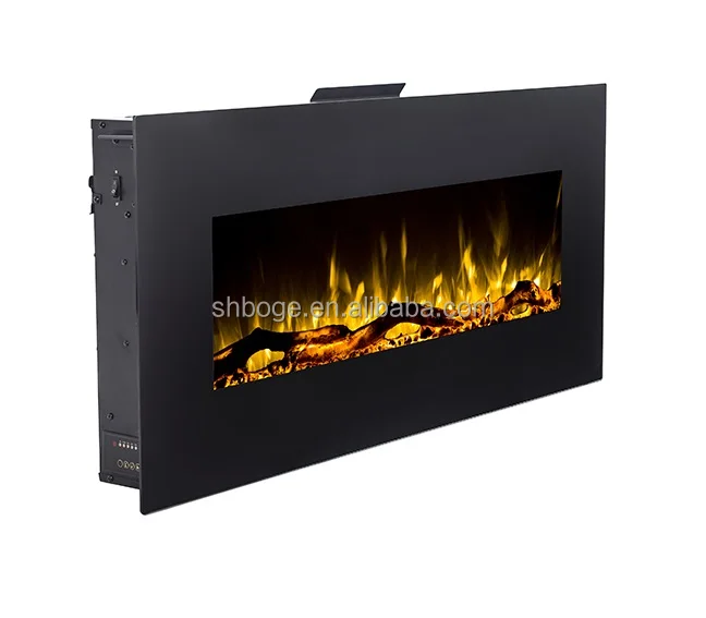 Flush Mount 42 Wall Mount Electric Fireplace Reaslistic Fire