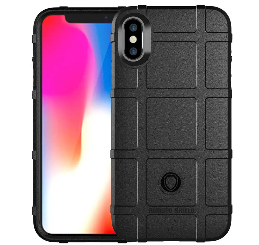 

shockproof tpu mobile phone case for iphone x back covers, 4 colors
