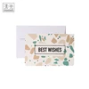 Factory Direct China Paper Material Gold Stamping Holiday Greeting Best Wishes Cards