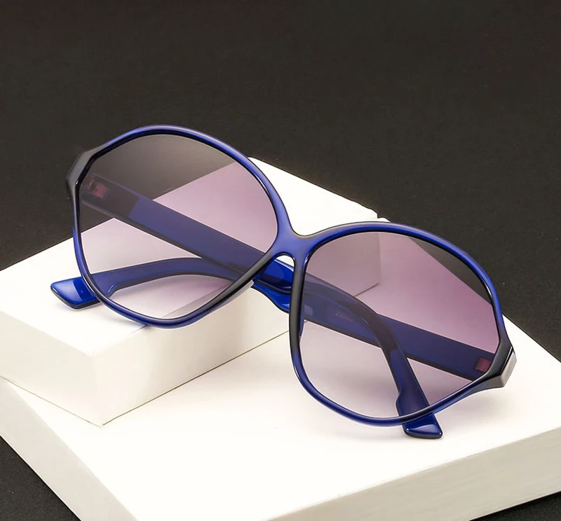 2019 Fashion irregular hinge sunglasses Designer Oversized Sun Glasses