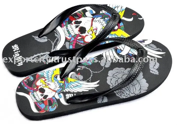 goth flip flops