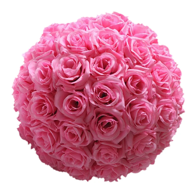 Artificial Rose Hanging Flower Wedding Decorations Silk Ball Centerpieces Mint