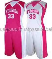 pink jersey basketball uniform