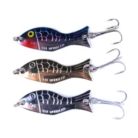 

HENGJIA Fishing Spoon Lure Treble Hook Spinner baits