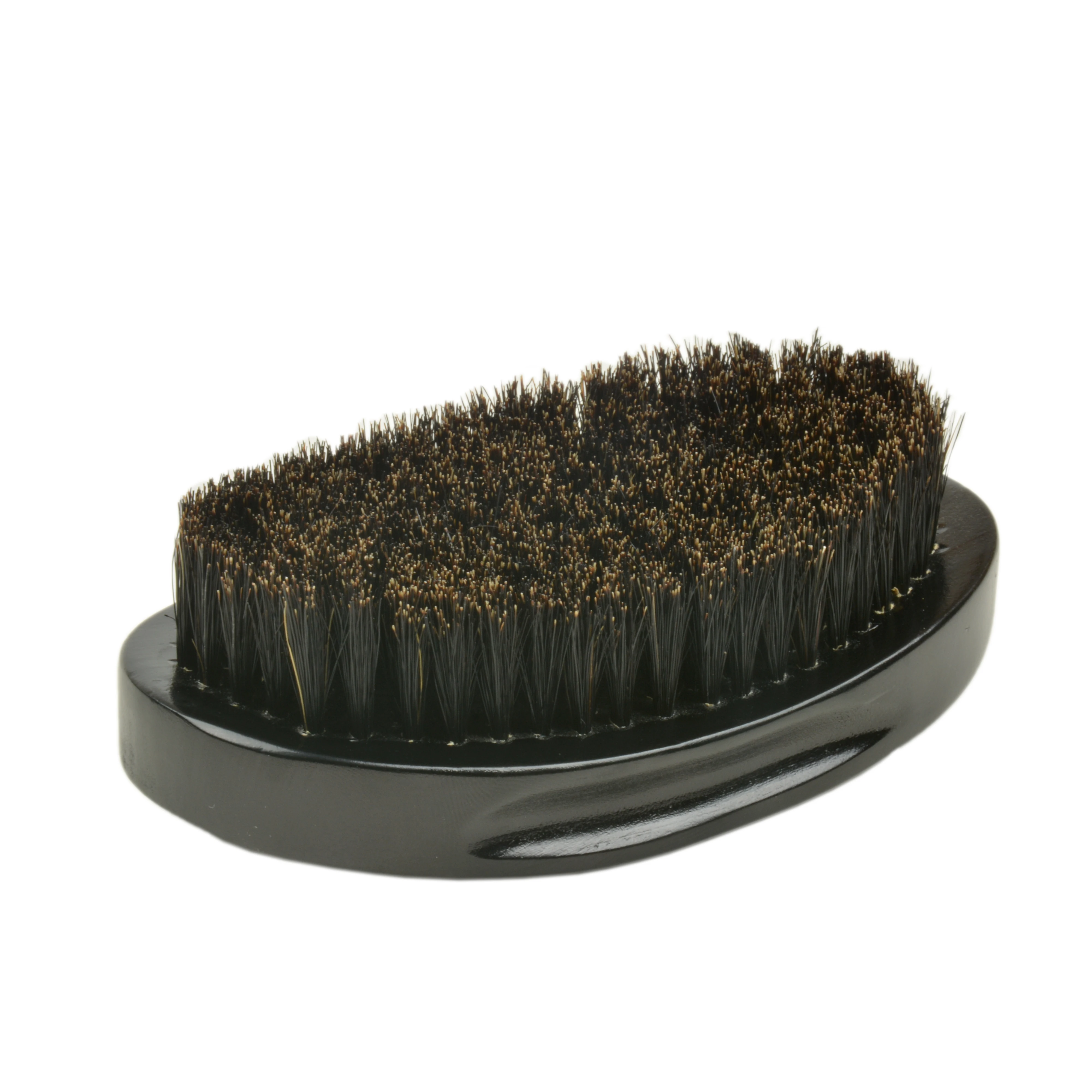 

Black wood boar bristle beard brush 360 wave brush hair