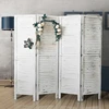 Chic style indian room divider screen drying rack printing folding screen