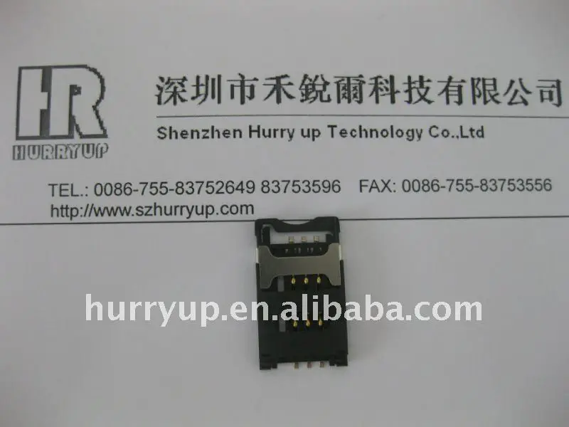 GSM/GPRS module Sim card socket /push push type Simcard holder