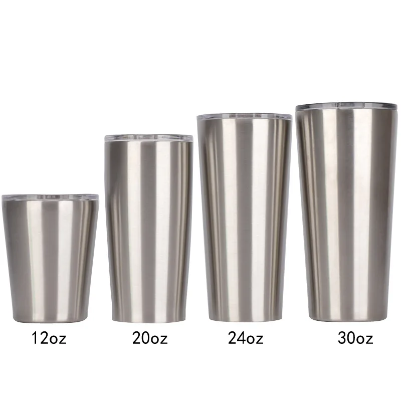 

12OZ 20OZ 24OZ 30OZ Double wall vacuum insulated curve stainless steel tumbler with lid