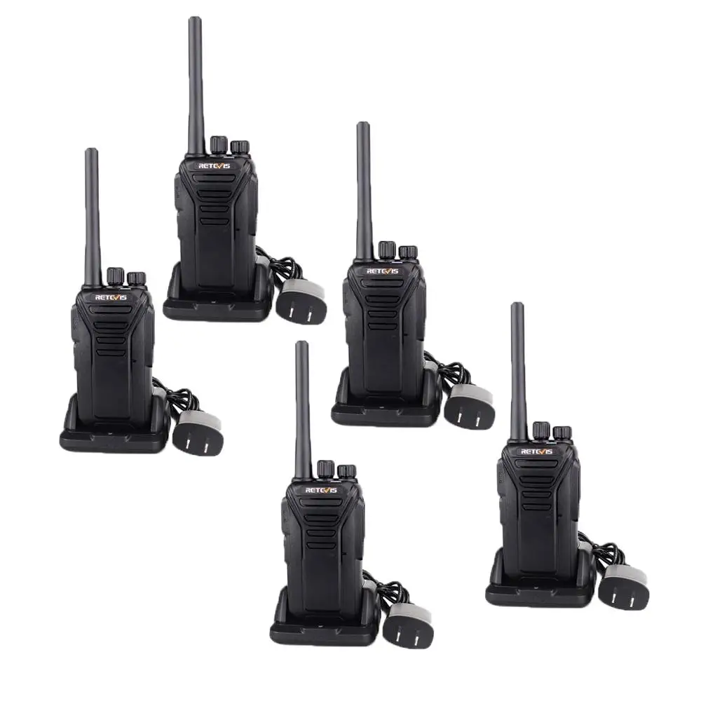 

5Pack Retevis RT27 22CH FRS business Walkie Talkie UHF Scrambler VOX Scan CTCSS/DCS Monitor CE FCC IC Two way Radio US Local