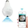 360 Degree Panoramic WiFi IP Bulb Camera 960P Fisheye Lens Home Security Camera System Wireless Camera for Kids & Pets
