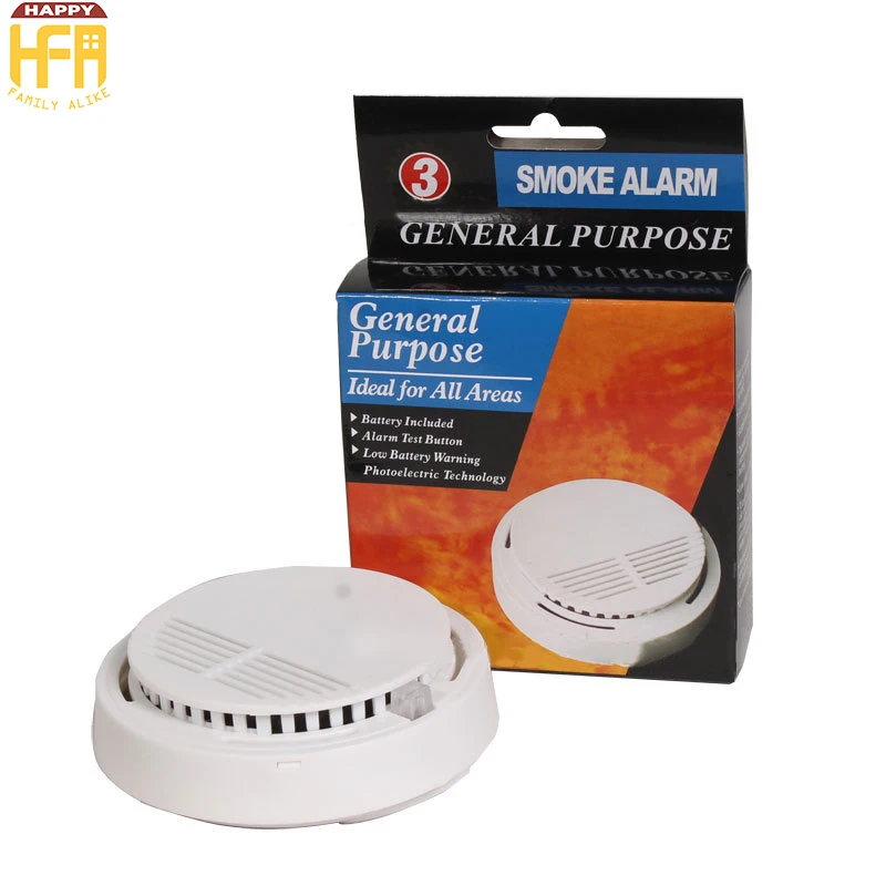 

85DB Smoke Alarm Standalone Smoke Detectors Fire Prevention Alarm Sensor Audible Visual Warnings Quick Response High Sensitivity