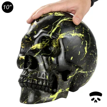 wholesale halloween skulls 10 inch decorative big life size skull statues - Halloween Skulls Pictures wholesale halloween skulls 10 inch decorative big life size skull statues - Halloween Skulls Pictures