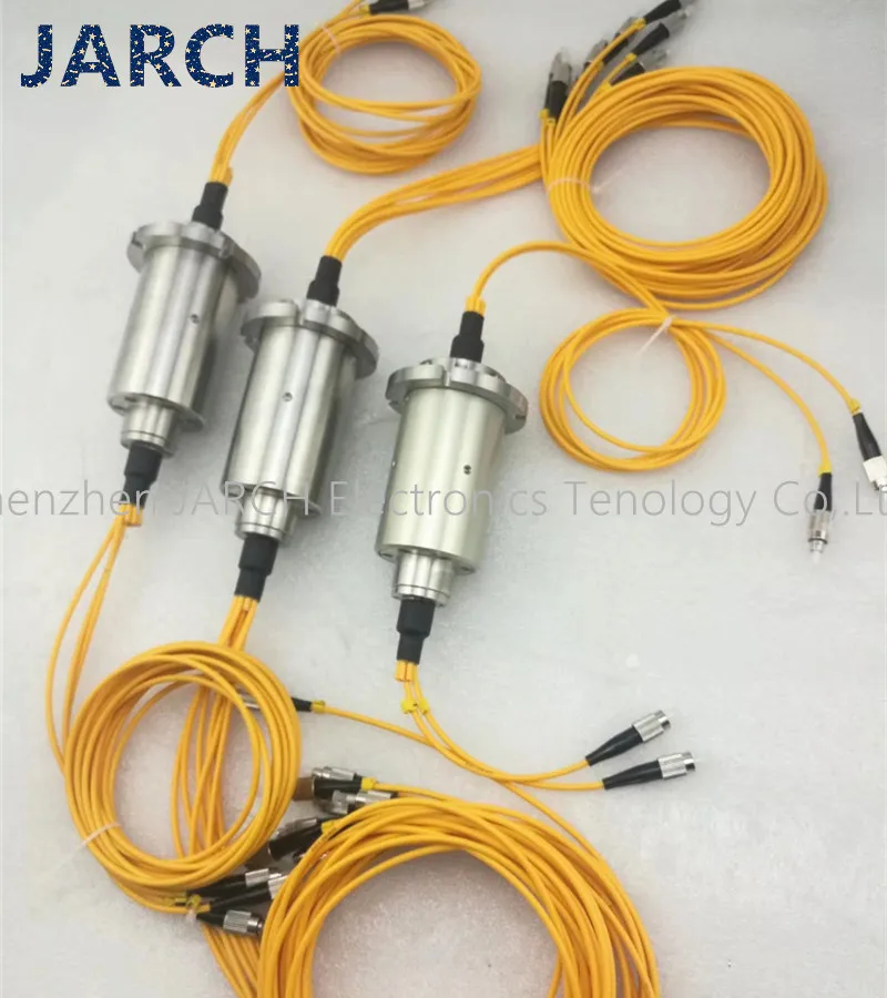 Miniature rotary electrical couplings slipring 1 2 3 4 multil channel fiber optic rotary joint slip ring FORJ