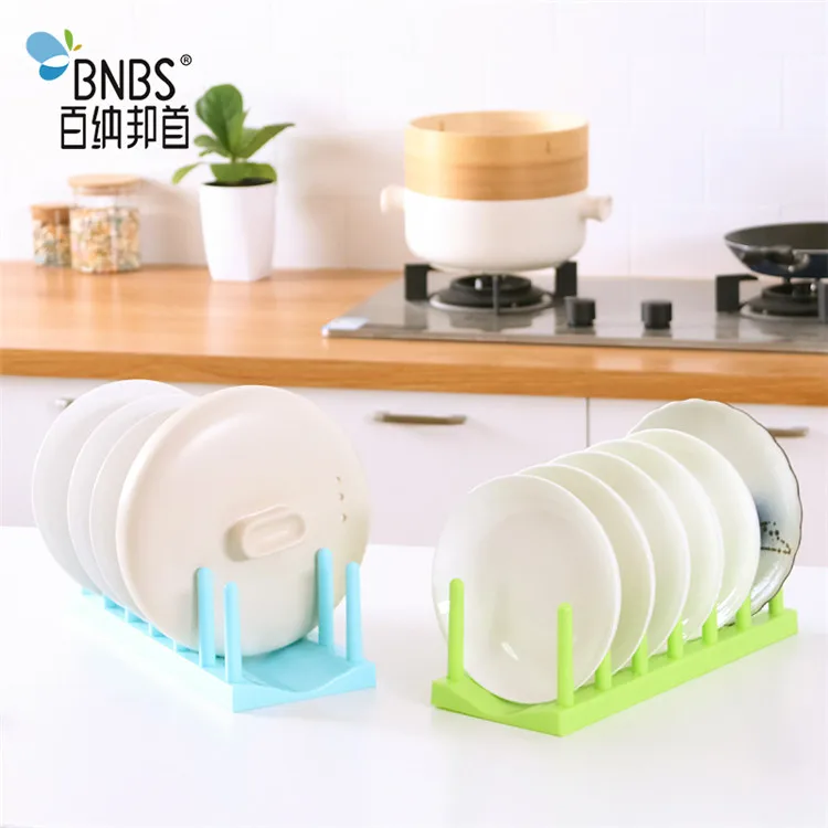 Kitchen Corner Plastic Display Dish Drying Rack Plate Rack