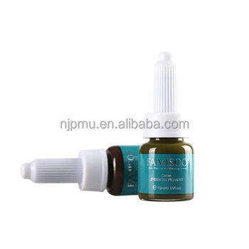 2017 New Arrival Famisoo Micropigments For Eyebrow Tattoo 6 Colors 2017 New Arrival Famisoo Micropigments For Eyebrow Tattoo 6 Colors 10g Bottle Cream Pigment