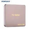 Topleo Factory outlets High quality imitate metal shell MXQ T10 android smart set top box 4k tv box