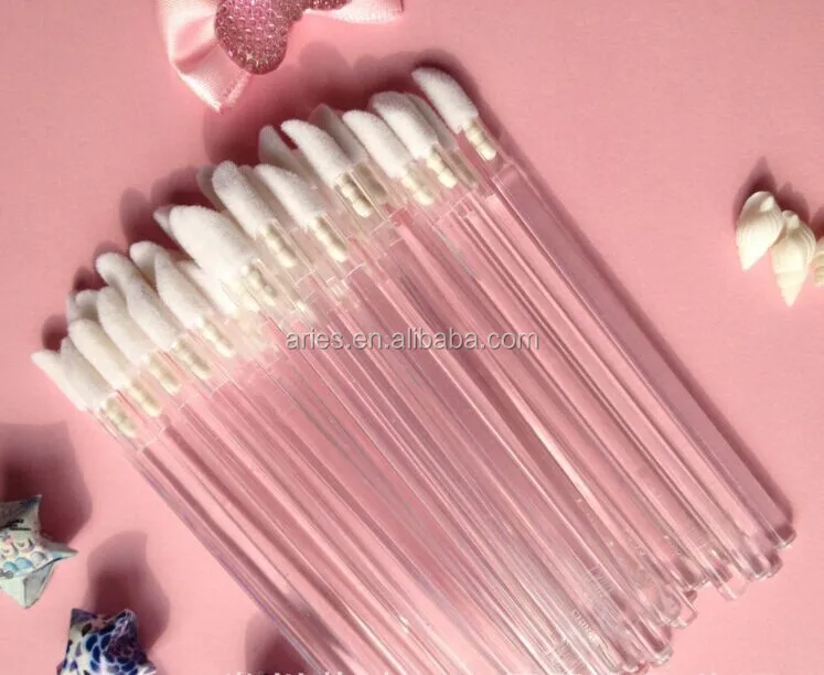 Hot New 50pcs Set 20000pcs Lot Disposable Lip Brush Lipstick Brushes
