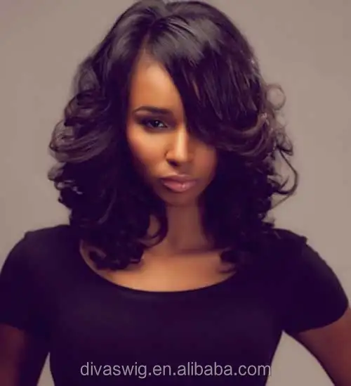 

Full Lace Human Hair Wig Short African Bob Style Wig, Pure color or ombre or mixed