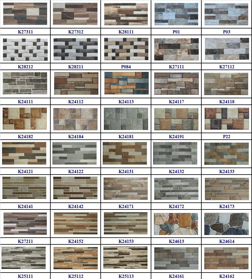 China Decorative Stone Digital Ceramic Tile Outdoor Cultural Wall Tiles
