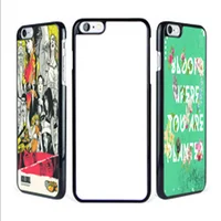 

JESOY 2D Plastic Cover with Metal Insert Aluminum Plate Sublimation Blanks Phone Case For iPhone 6 7 8 8 plus X