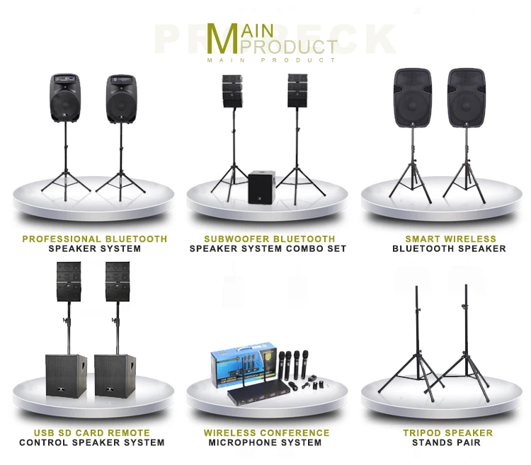 12-Inch 3000W DJ Powered PA Bluetooth portable multi-functional USB SD Card Remote Control Speaker System - ANKUX.COM