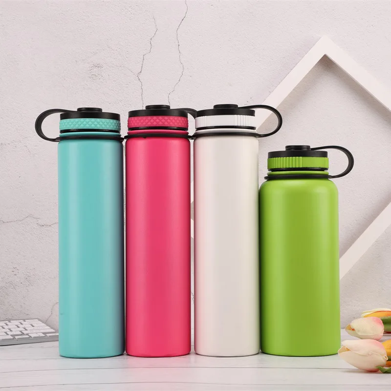 

24 oz Custom Vacuum Insulated Thermos Double Wall Stainless Flask Water Bottle, Customized color