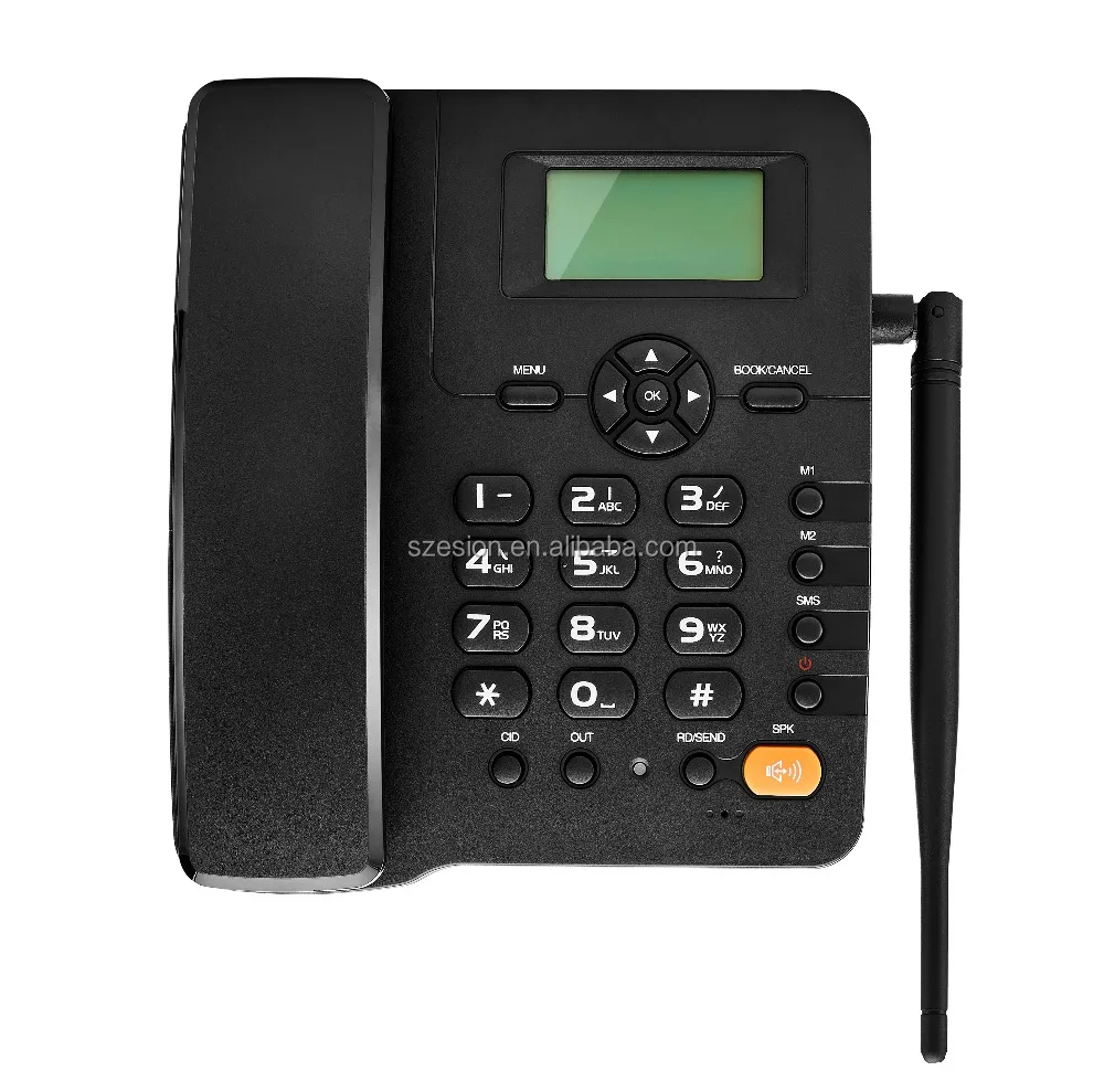 
ESN-3A two Dual SIM card GSM CDMA WCDMA UMTS 2g 3g desktop Fixed wireless phone FWP table cordless telephone 