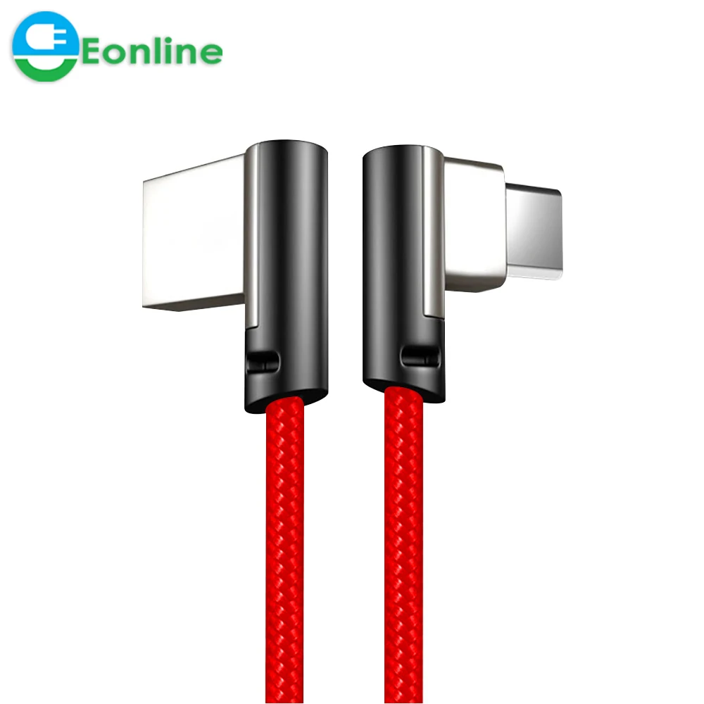 

USB Type C Cable 2.4A Fast Charging Smartphone Android for Samsung Galaxy S9 S8 S7Note 9 8, Black;red;blue