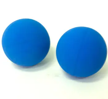 blue rubber ball