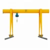 Factory High Cost-performance 15Ton Trail Running Type Gantry Crane Used Together with CD,MD,HC Type Electric Hoist