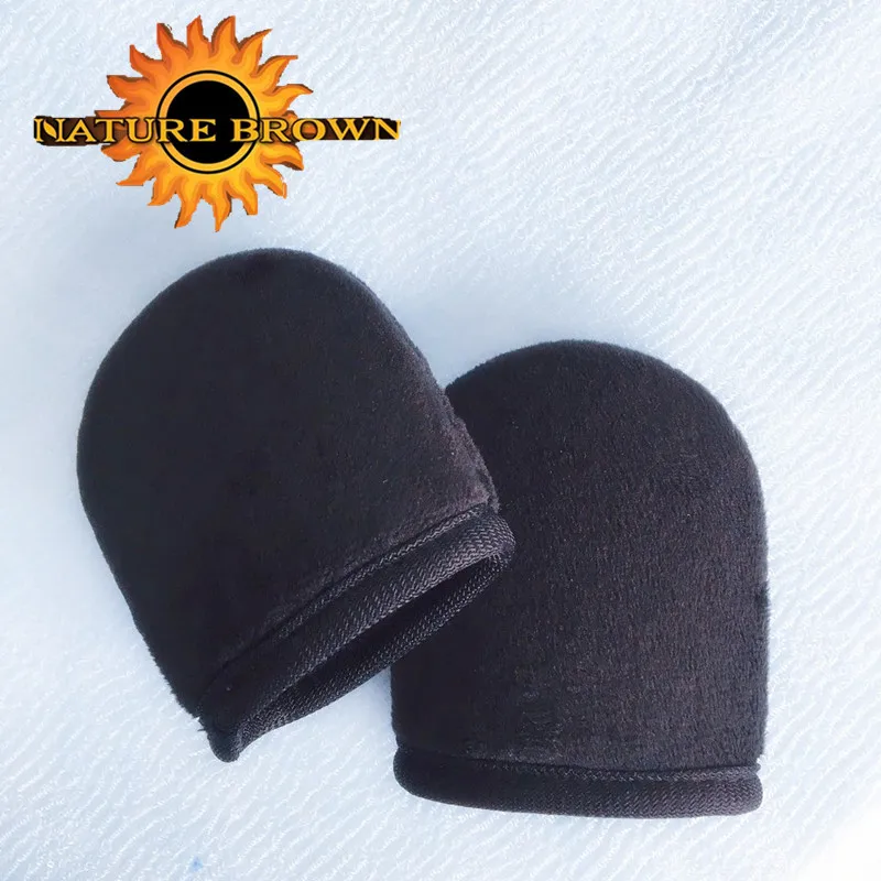 
Promotional popular velvet original tanning mitt gloves 