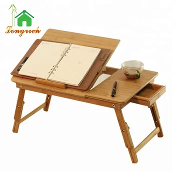 Foldable Laptop Desk Study Table Workstation Notebook Bed Table