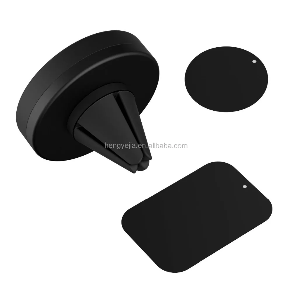 

Wholesale car air vent magnetic silicone car mount for mobile phone, Black
