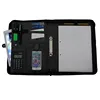 Custom Logo Classic Business Leather A4 Size 2 Rings Binder Portfolio File Folder