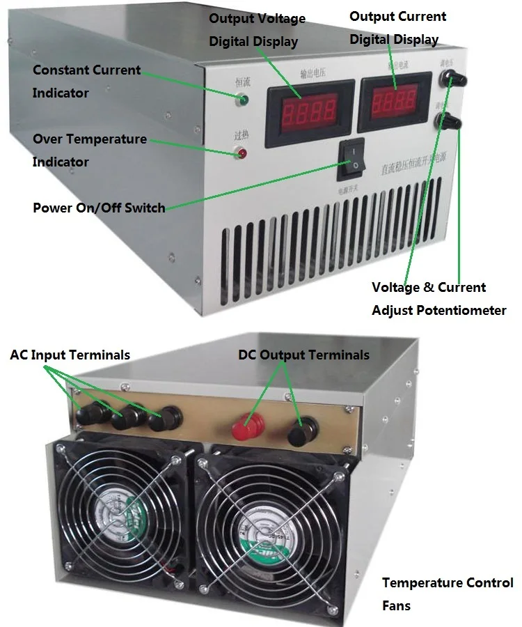 Réglable Variable DC Power Supply Output 0-200 V 0-3 A AC110V-220V 