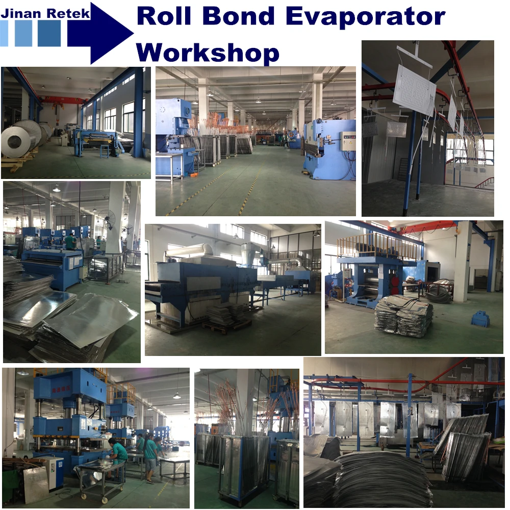 Roll Bond Evaporator for Refrigerator