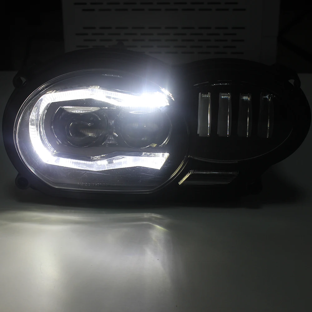 Motorcycle LED Headlight Compatible for R1200GS R 1200 GS ADV R1200GS LC 2004-2012 ( Fit Oil Cooler)