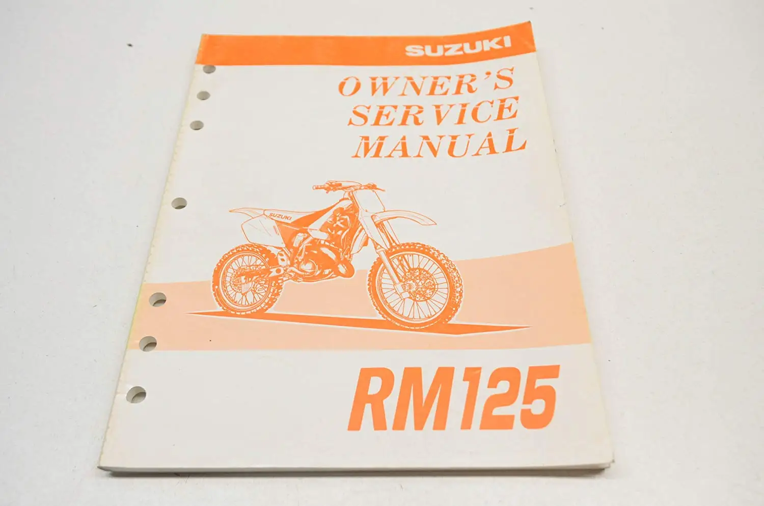 Get Quotations · Suzuki RM 125 Genuine Owners Service Manual Model W '96-'00