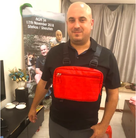 

2019 hot selling in Amazon Tactical Chest Rig Bag Military Vest Pouch EDC Combat Bag with Suspenders and Front Pouch, Black, green, pink, red, blue, orange