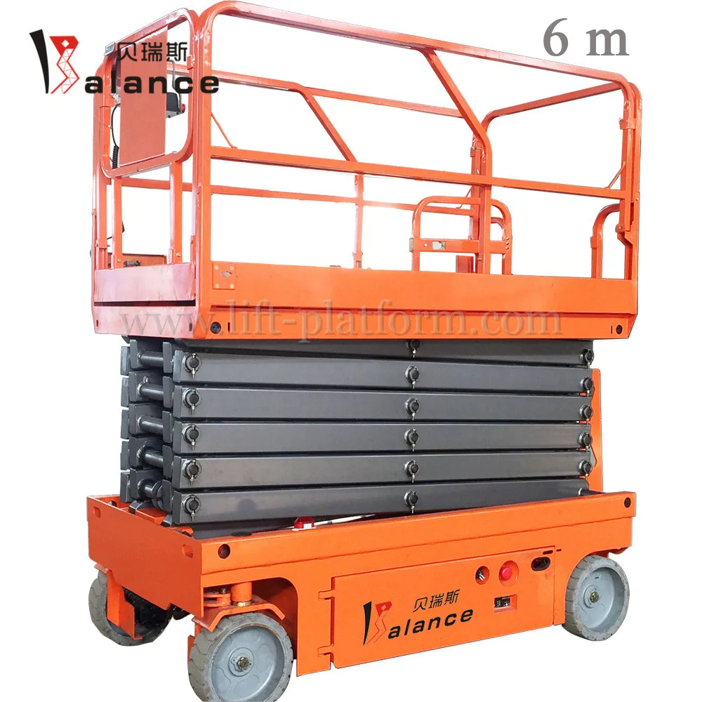 10m Selfpropelled Scissor Lift Platform Automotive Lift Motorized Lift