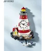 Clock themes Lighthouse pendulum wall clocks with seagull plummet