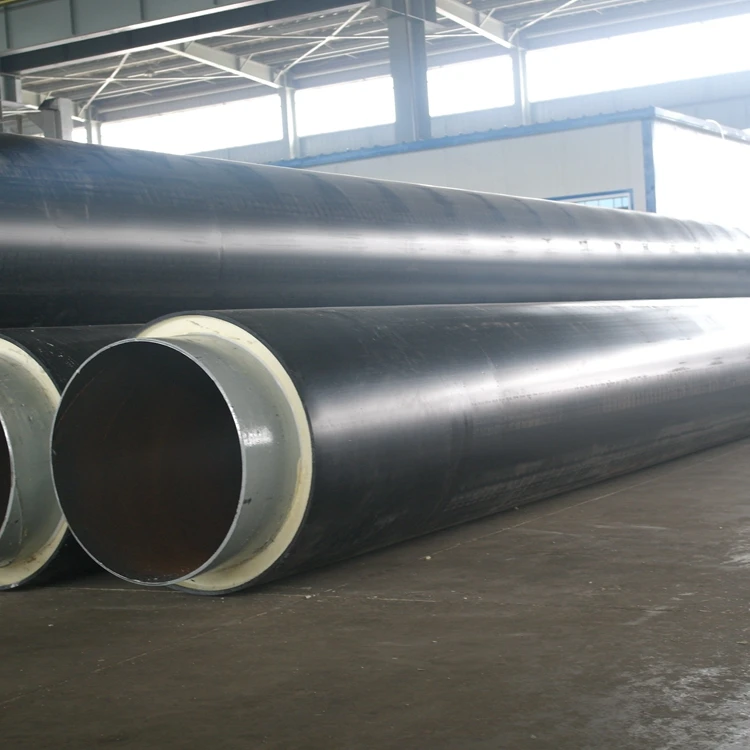 Chilled Water Insulated Pipe With Puf And Hdpe Jacket Prefabricated