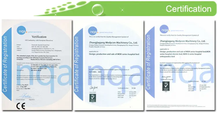 medycon electric hospital beds certification_1