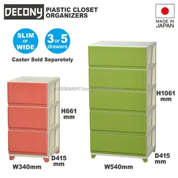 Dorm Size Compact Plastic Drawer Chest Made In Japan Buy