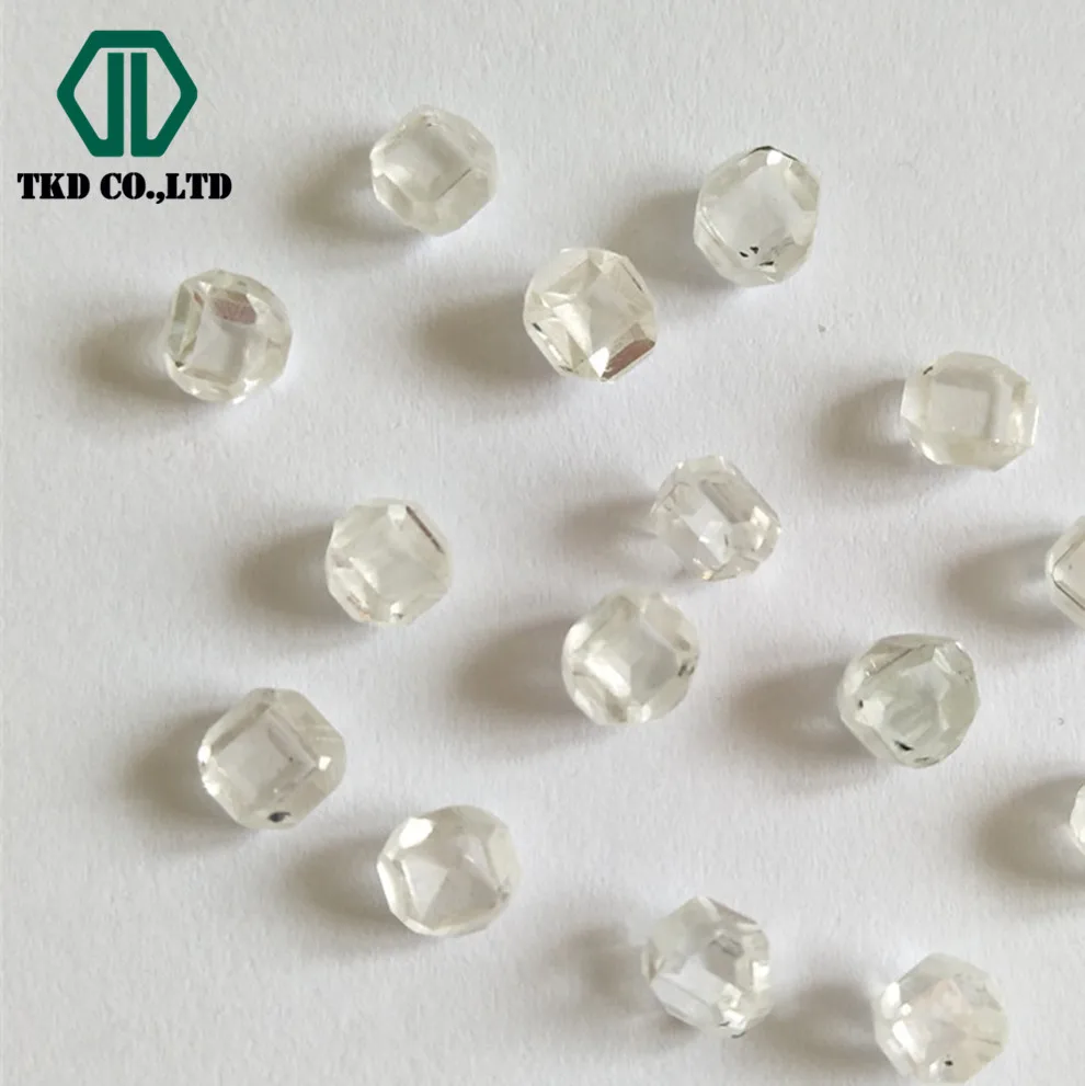 

China Manufacture HPHT CVD White Synthetic Rough diamond