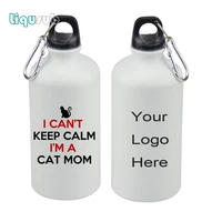 

Customized 500ml sublimation aluminum water bottle with custom logo heat printing