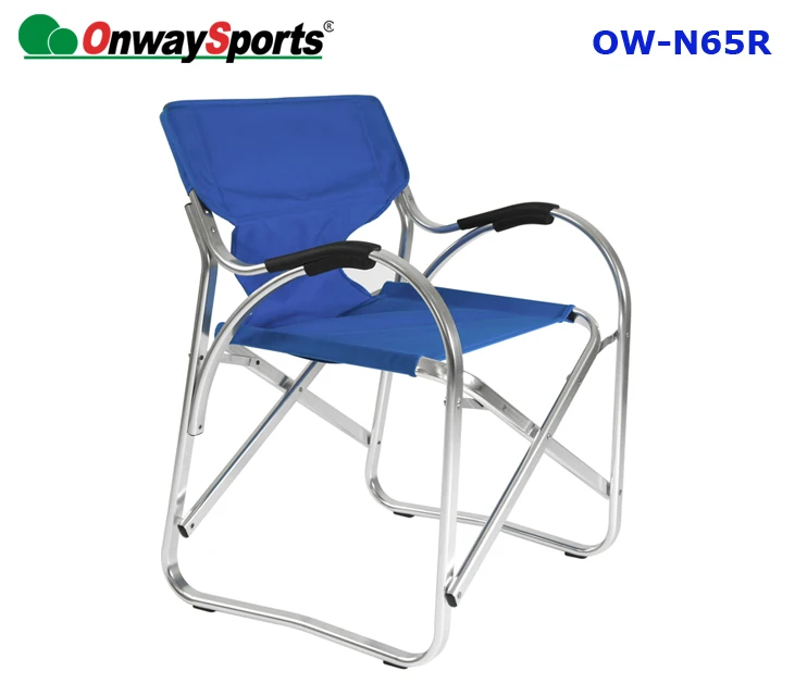Onwaysports Own65r Blue Oxford Fabric Round Armrest Outdoor Folding