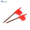 Bwin manufacture supply 100PCS/bag T8 Keys wrench torx keys red flag torx keys wrench