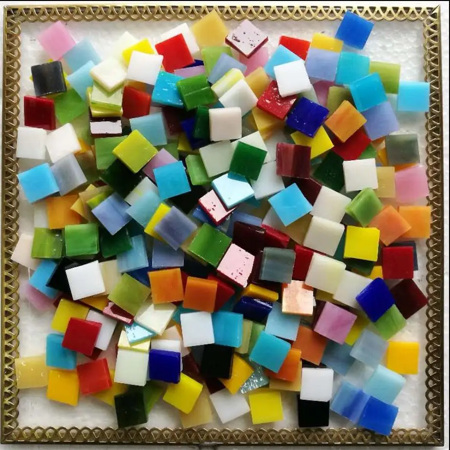 Diamond stained glass mosaic tiles mosaic supplies