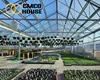 Tomato Strawberry plastic film multi-span greenhouse for agriculture made in china